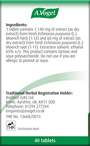 Echinaforce Forte 40: Immune Support Supplement