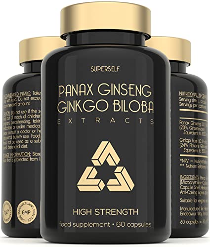 High Strength Panax Korean Ginseng Tablets, 6000mg