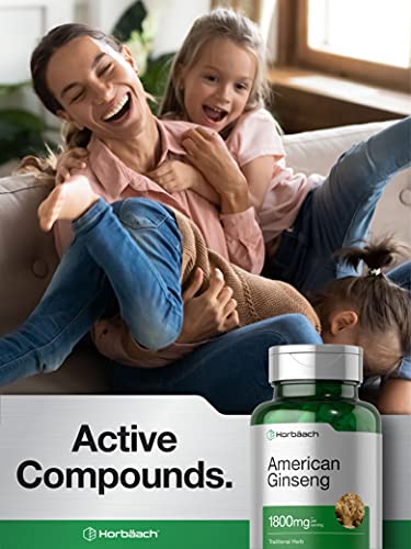 American Ginseng 1800 mg 200 Capsules