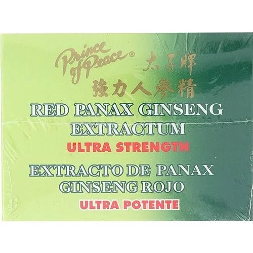 Red Panax Ginseng Extract Ultra Strength Shots 2 Pack
