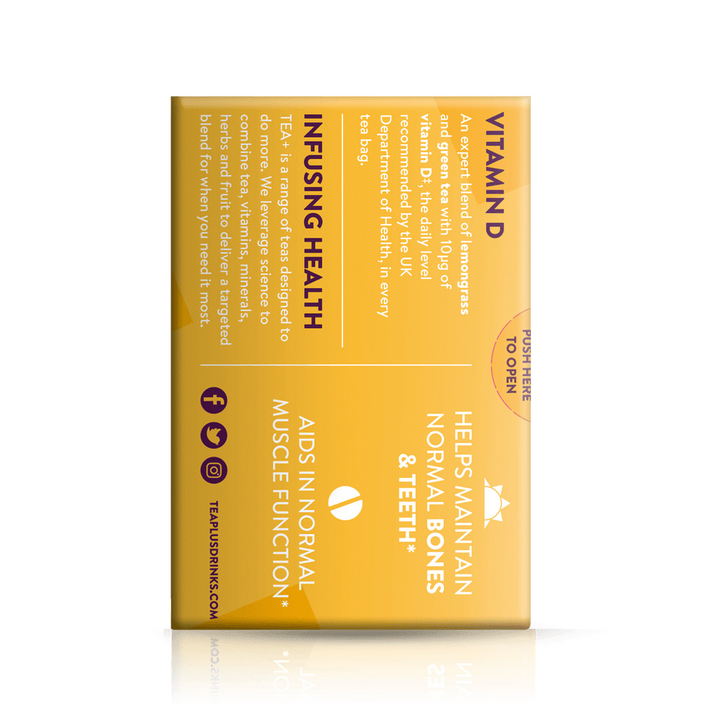 Vitabiotics TEA+ Vitamin D Herbal Tea