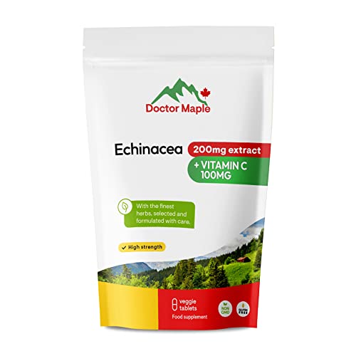 Echinacea & Vitamin C Tablets for Immunity Support