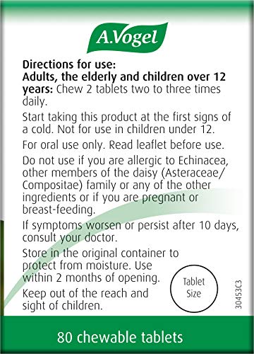 A.Vogel Echinaforce Chewable Cold & Flu Relief