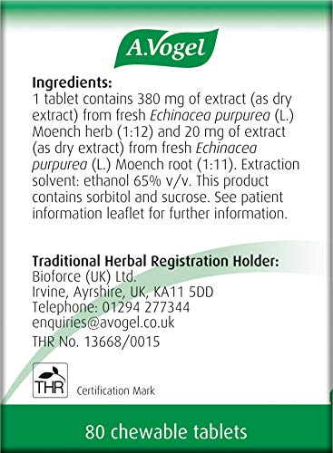 A.Vogel Echinaforce Chewable Cold & Flu Relief