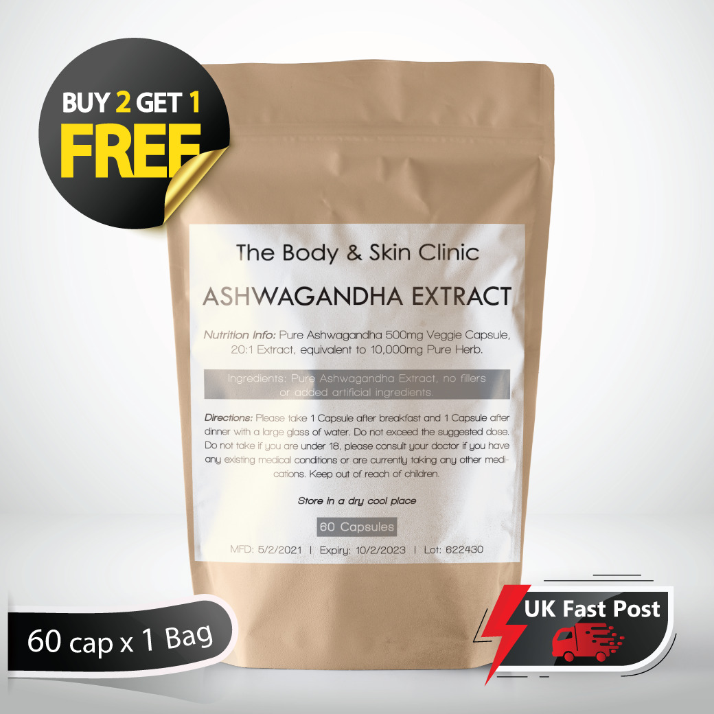 High-Potency Ashwagandha Extract Capsules 10,000mg