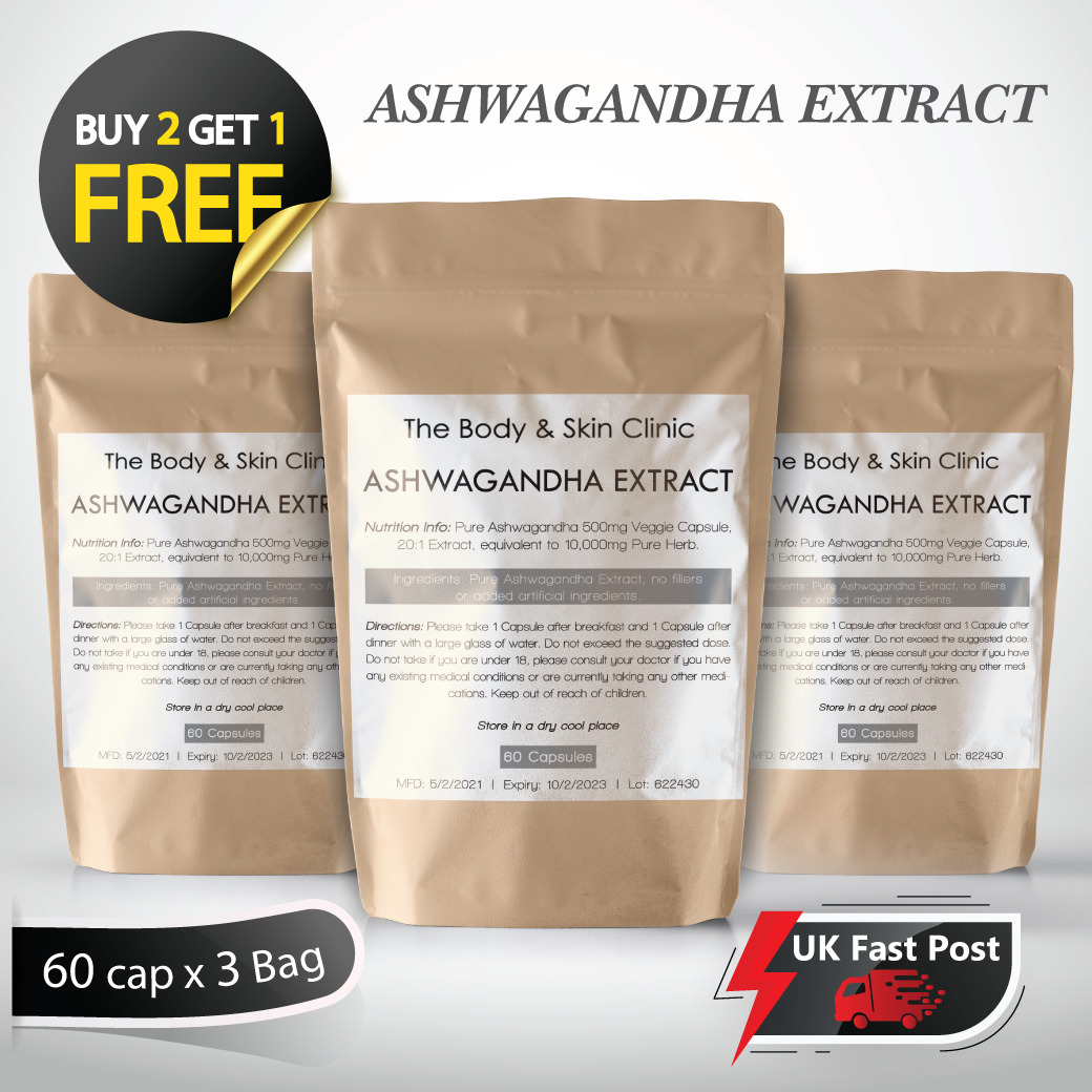 High-Potency Ashwagandha Extract Capsules 10,000mg