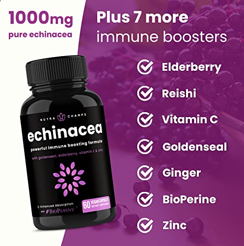 Echinacea Goldenseal Capsules with Elderberry & Zinc