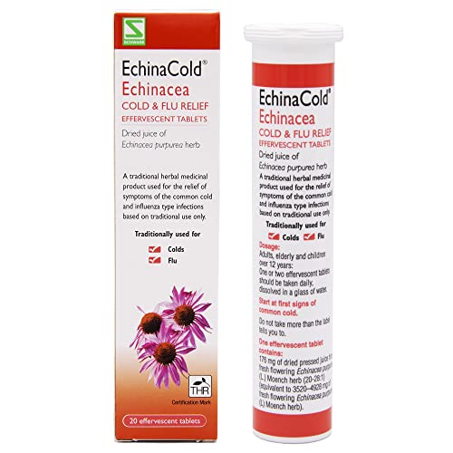 EchinaCold Cold & Flu Relief Tablets - 20 Count