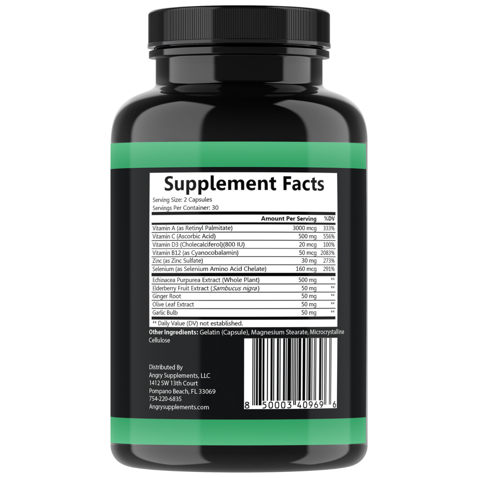 12-in-1 Immune Support: Vitamin C, Zinc & Elderberry