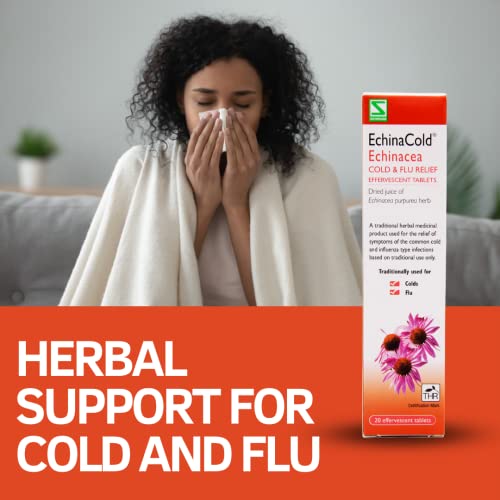 EchinaCold Cold & Flu Relief Tablets - 20 Count