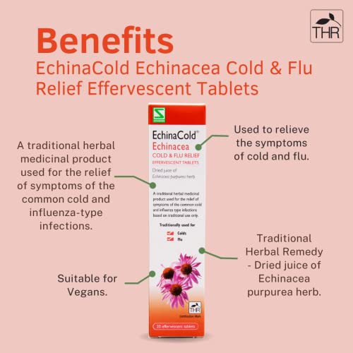 EchinaCold Cold & Flu Relief Tablets - 20 Count