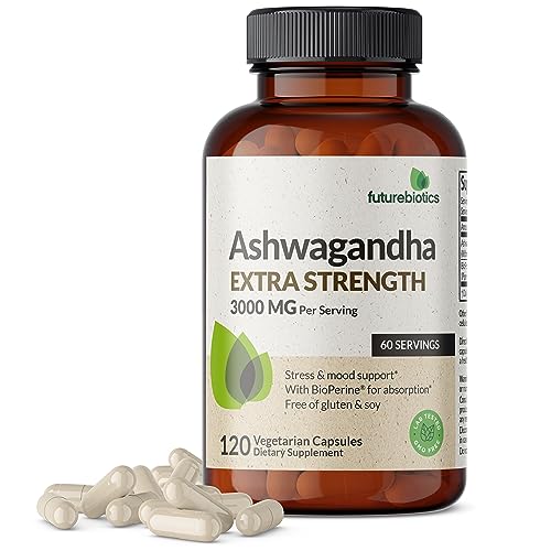 Futurebiotics Extra Strength Ashwagandha 3000 mg Capsules