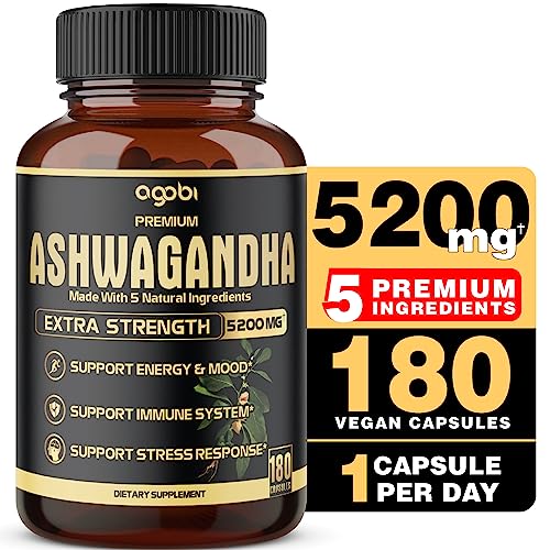 Premium Ashwagandha Capsules with Turmeric & More