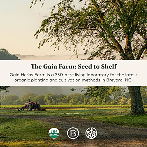 Gaia Herbs Organic Ashwagandha Root for Stress Relief