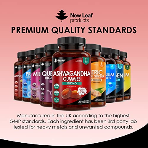 High Strength Ashwagandha Gummies – 1200mg, 60 Vegan