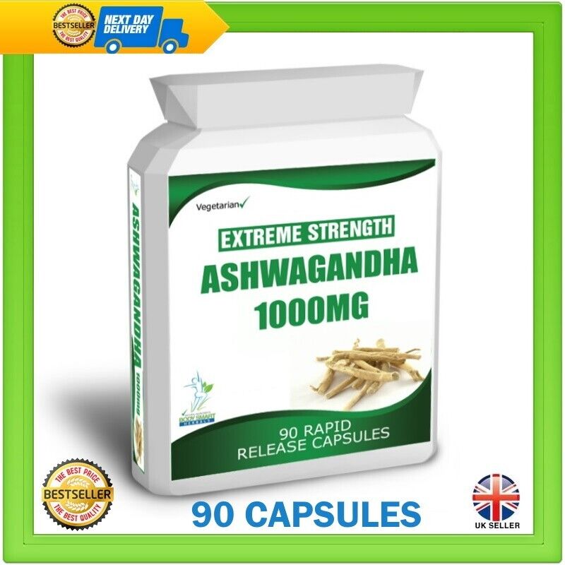 Ashwagandha 2000mg Capsules for Stress Relief