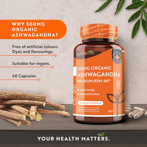 Bio Ashwagandha KSM-66® – 500 mg Capsules