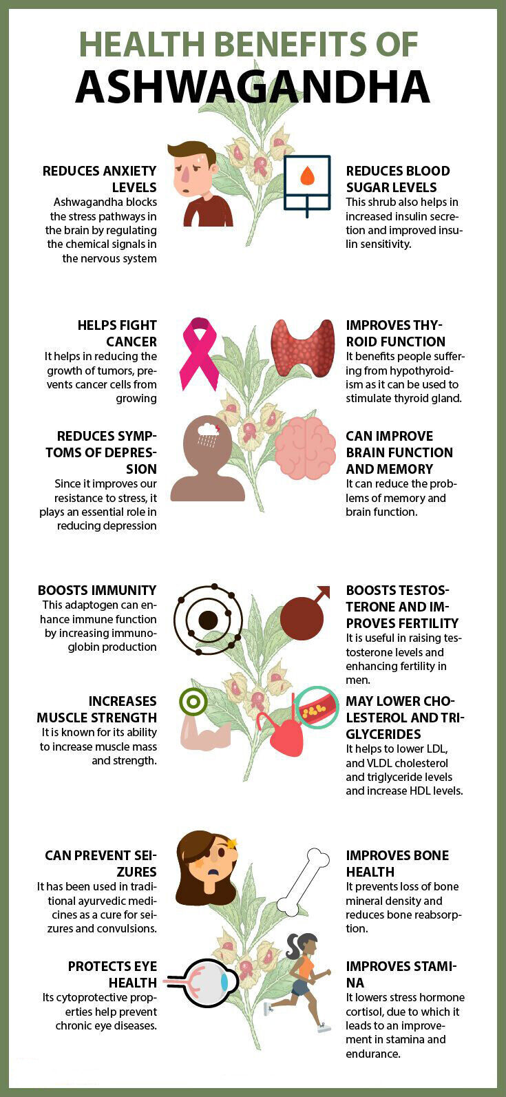 Ashwagandha 8000mg Capsules for Stress and Sleep