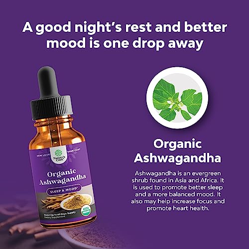 Organic Ashwagandha Liquid Drops for Energy & Mood