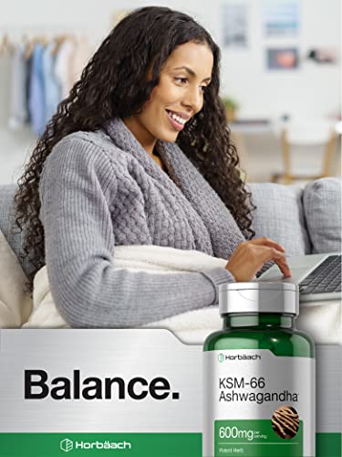 KSM-66 Ashwagandha 600mg with L-Theanine Caplets