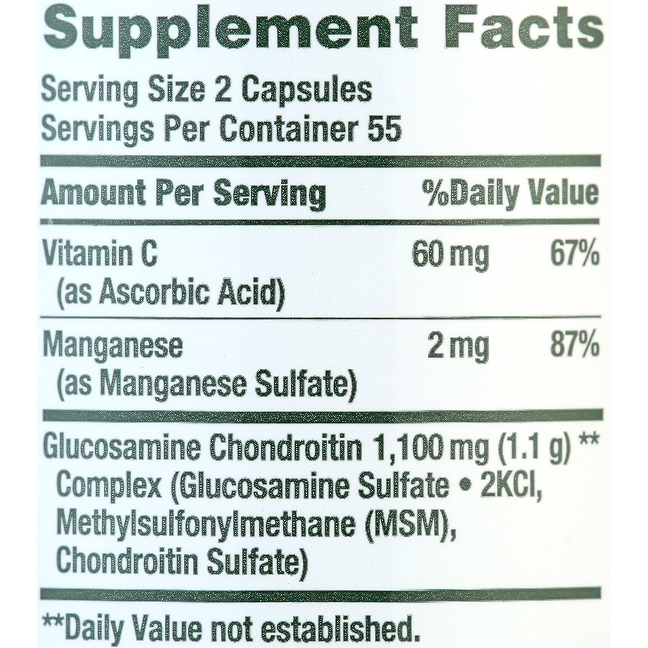 Glucosamine Chondroitin Capsules by Nature's Bounty