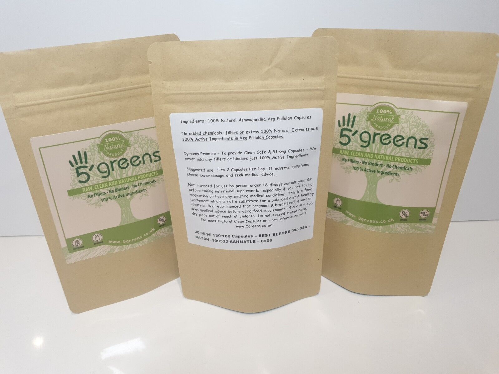 Ashwagandha Extract Capsules 10000mg Vegan 30mg