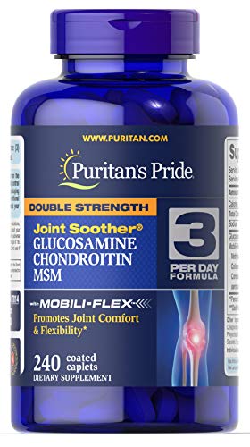 Puritan's Pride 3-a-Day Glucosamine, Chondroitin & MSM