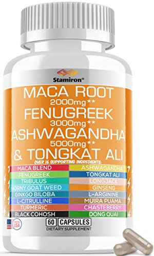 Maca, Fenugreek, Ashwagandha & Herbal Blend Supplement