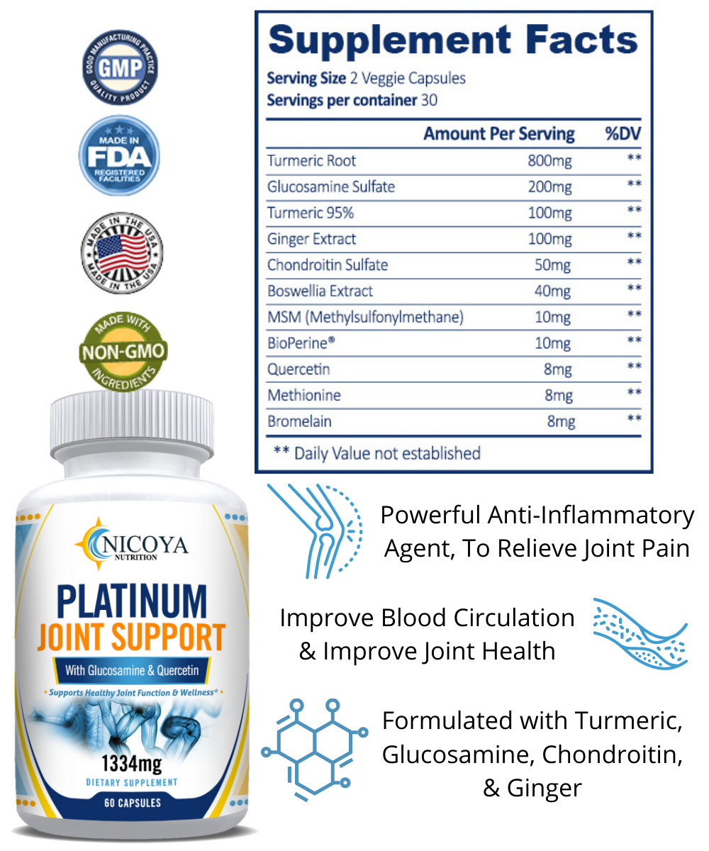 Triple Strength Joint Support with Glucosamine and Turmeric