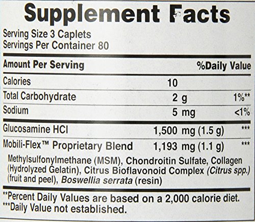 Puritan's Pride 3-a-Day Glucosamine, Chondroitin & MSM