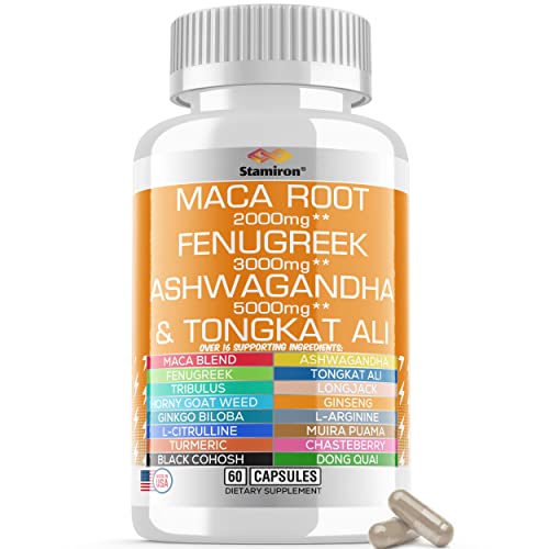 Maca, Fenugreek, Ashwagandha & Herbal Blend Supplement