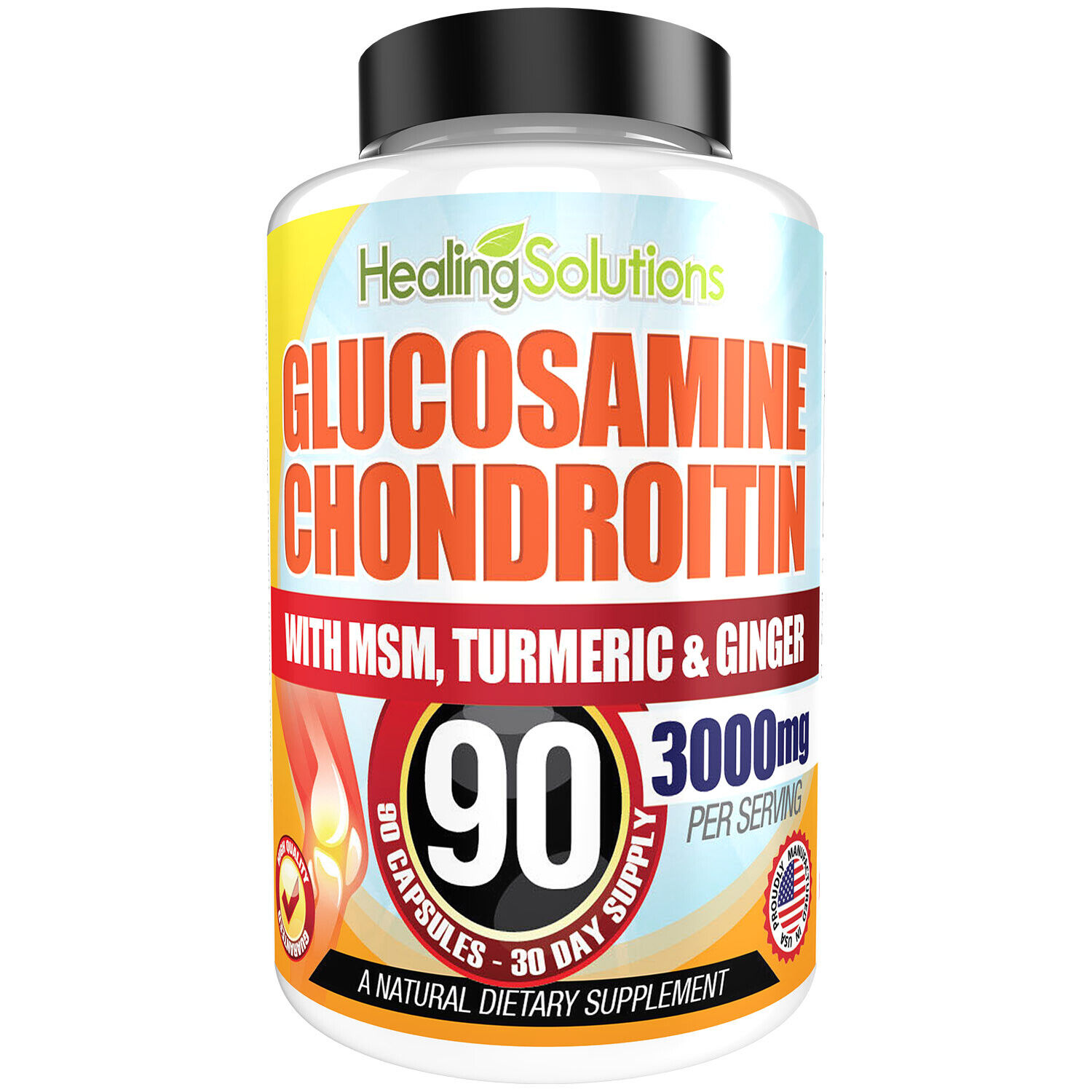 Glucosamine Chondroitin with Collagen & Turmeric 90ct