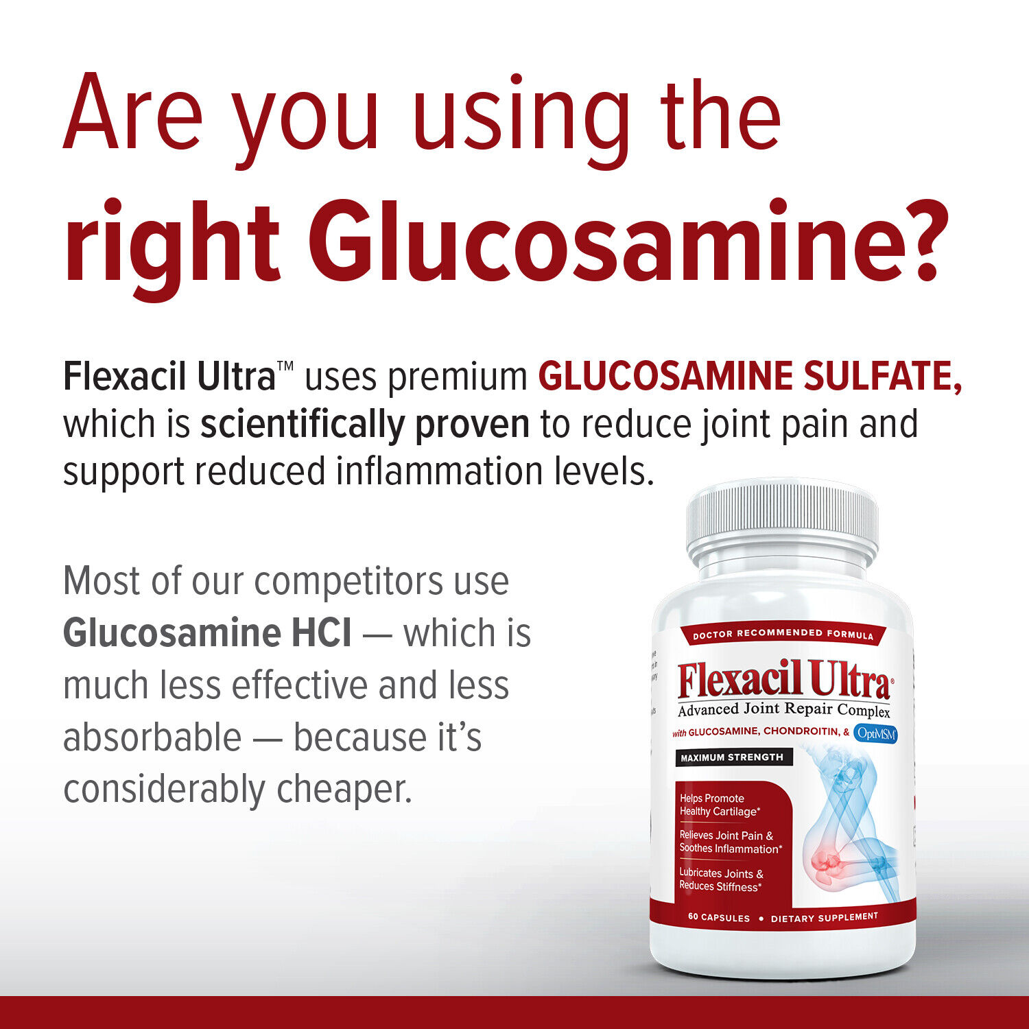 FLEXACIL ULTRA Joint Support with Glucosamine & MSM