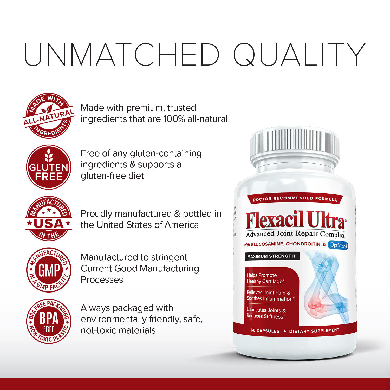FLEXACIL ULTRA Joint Support with Glucosamine & MSM