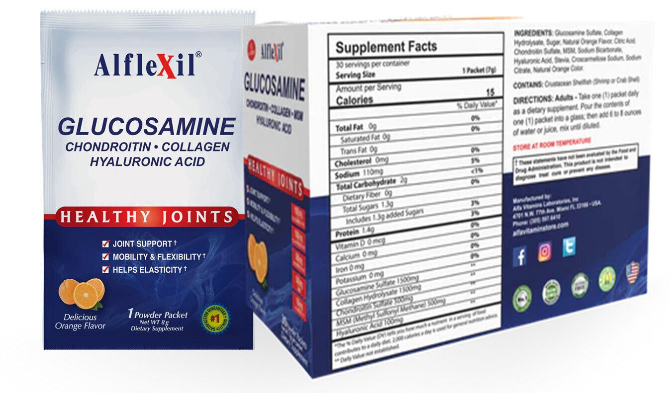 Glucosamine Chondroitin Collagen Powder - 30 Sachets