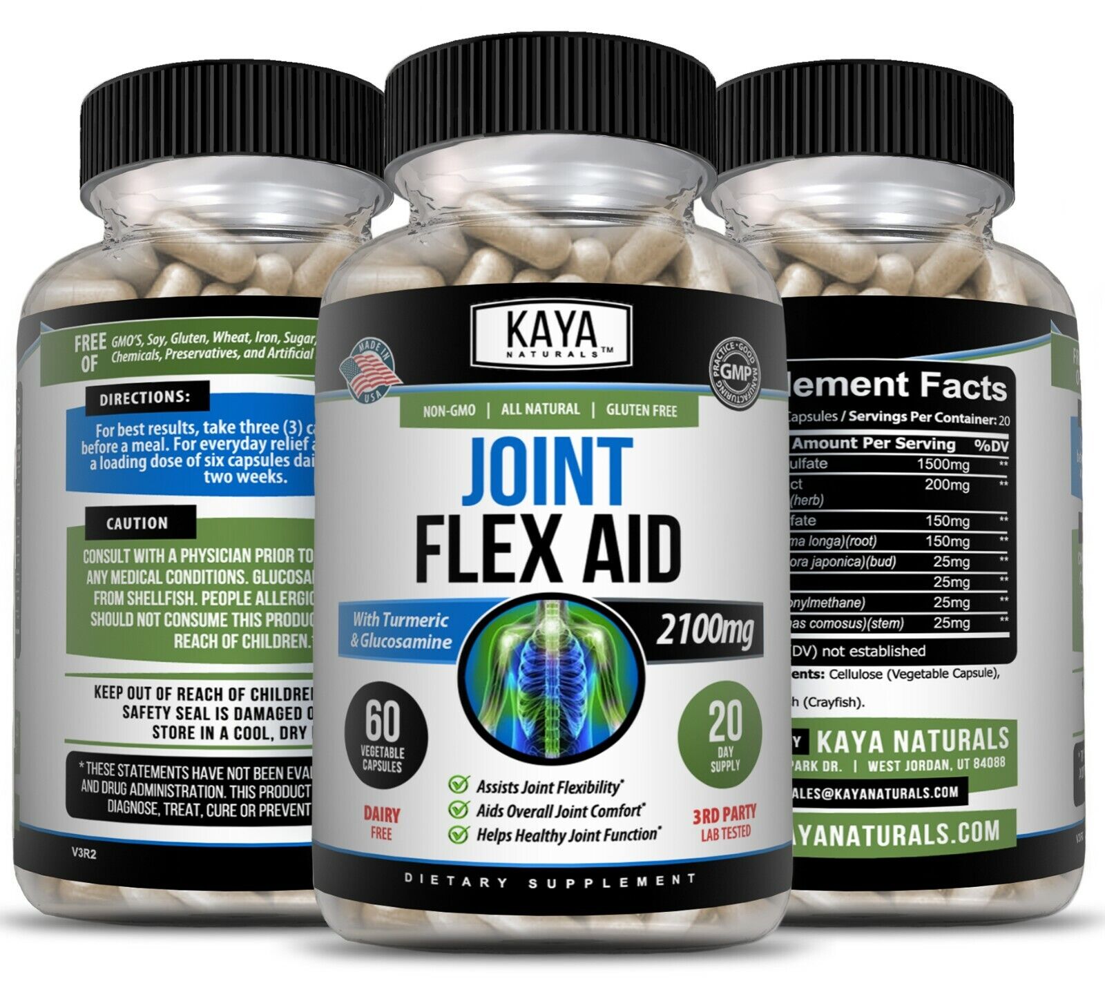 Triple Strength Joint Support Supplement with Turmeric