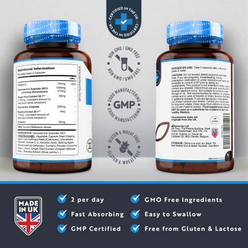 Glucosamine & Chondroitin Plus Vitamin C Capsules