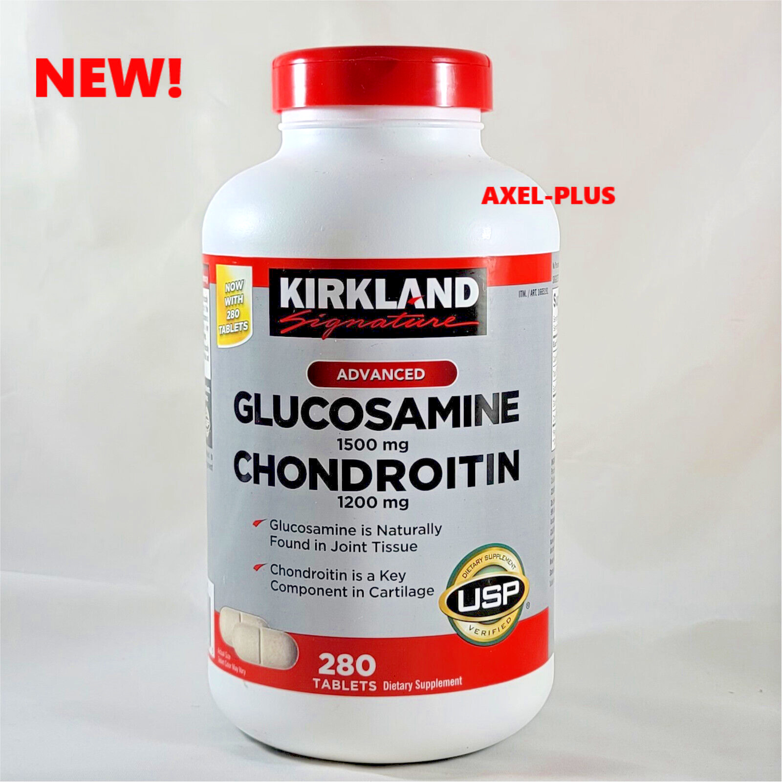 Kirkland Glucosamine & Chondroitin 280 Tablets