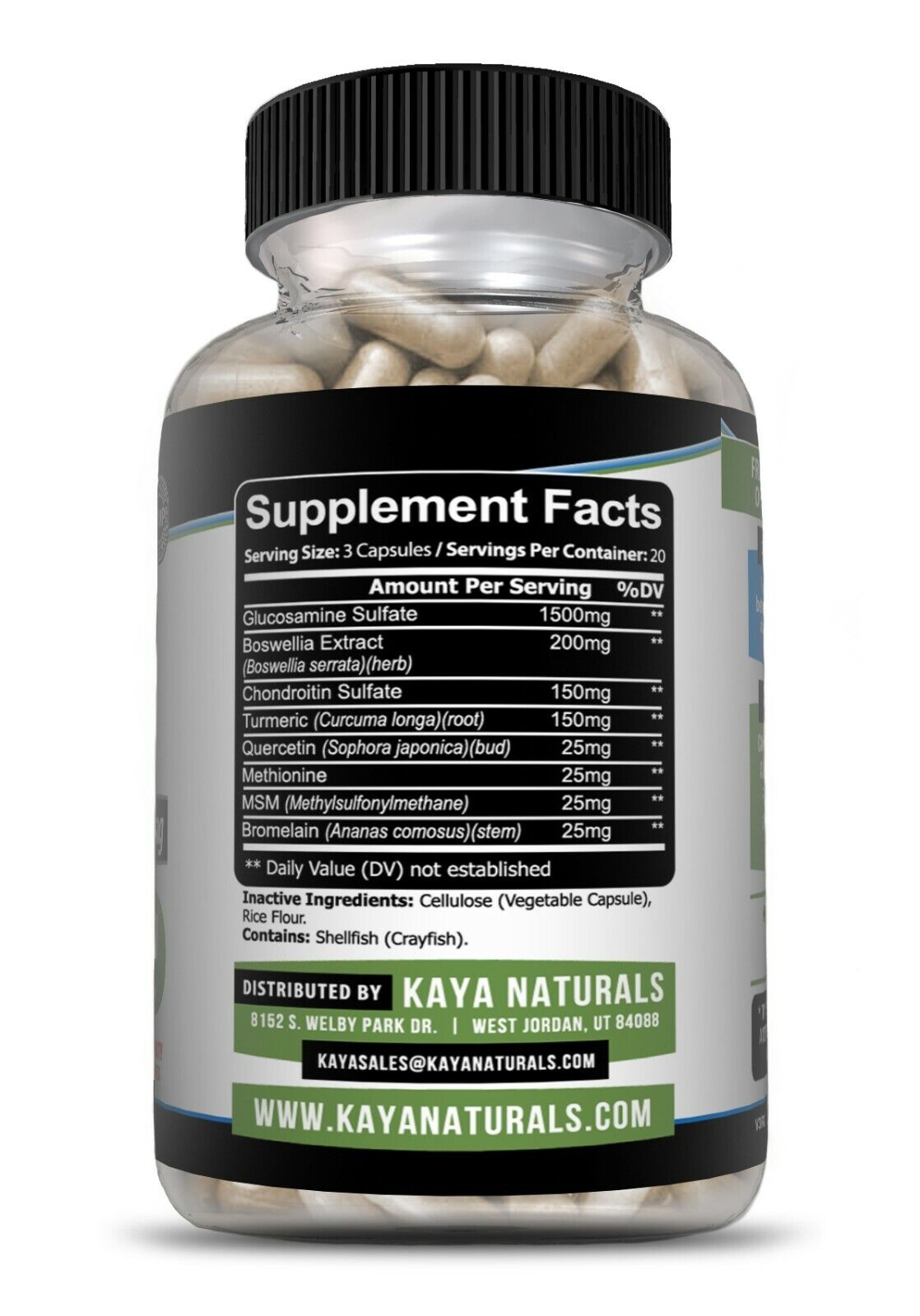 Triple Strength Joint Support Supplement with Turmeric