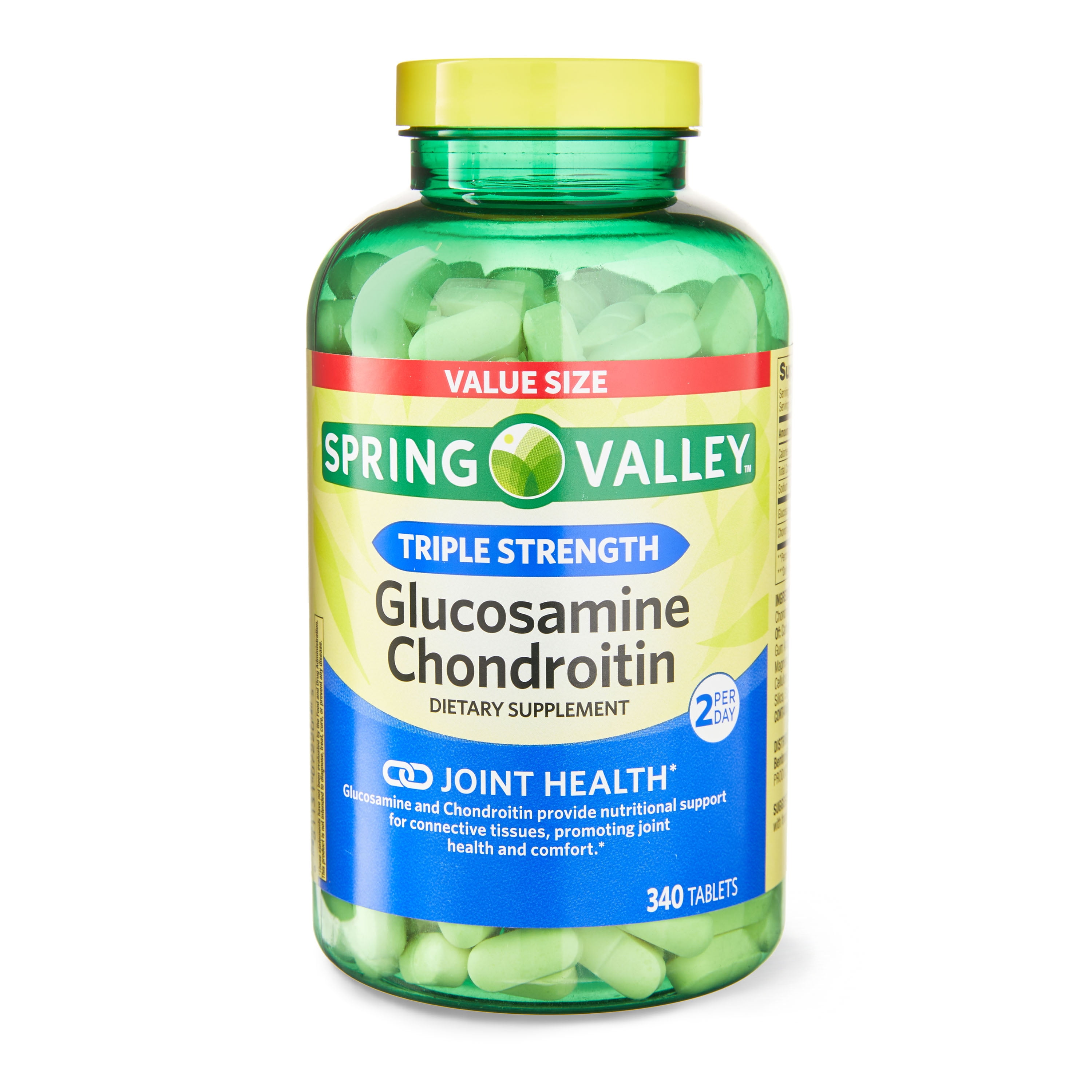 Spring Valley Triple Strength Glucosamine Chondroitin Tablets