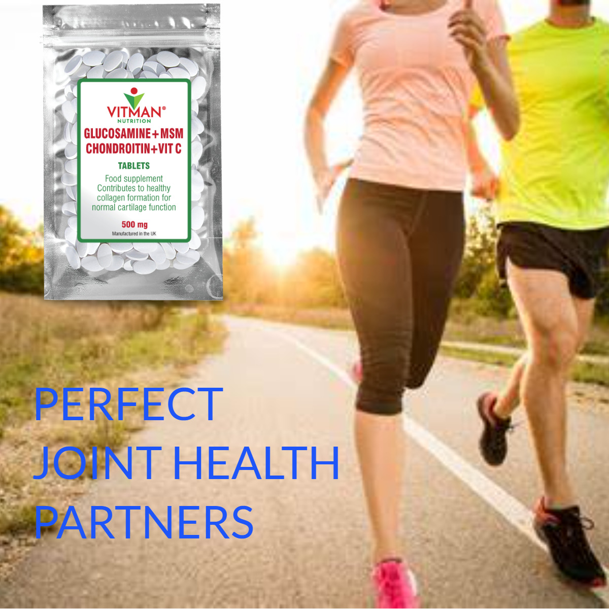 Glucosamine Chondroitin MSM with Vitamin C Tablets