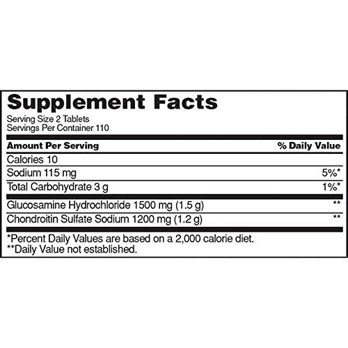 Kirkland Glucosamine & Chondroitin 220 Tablets