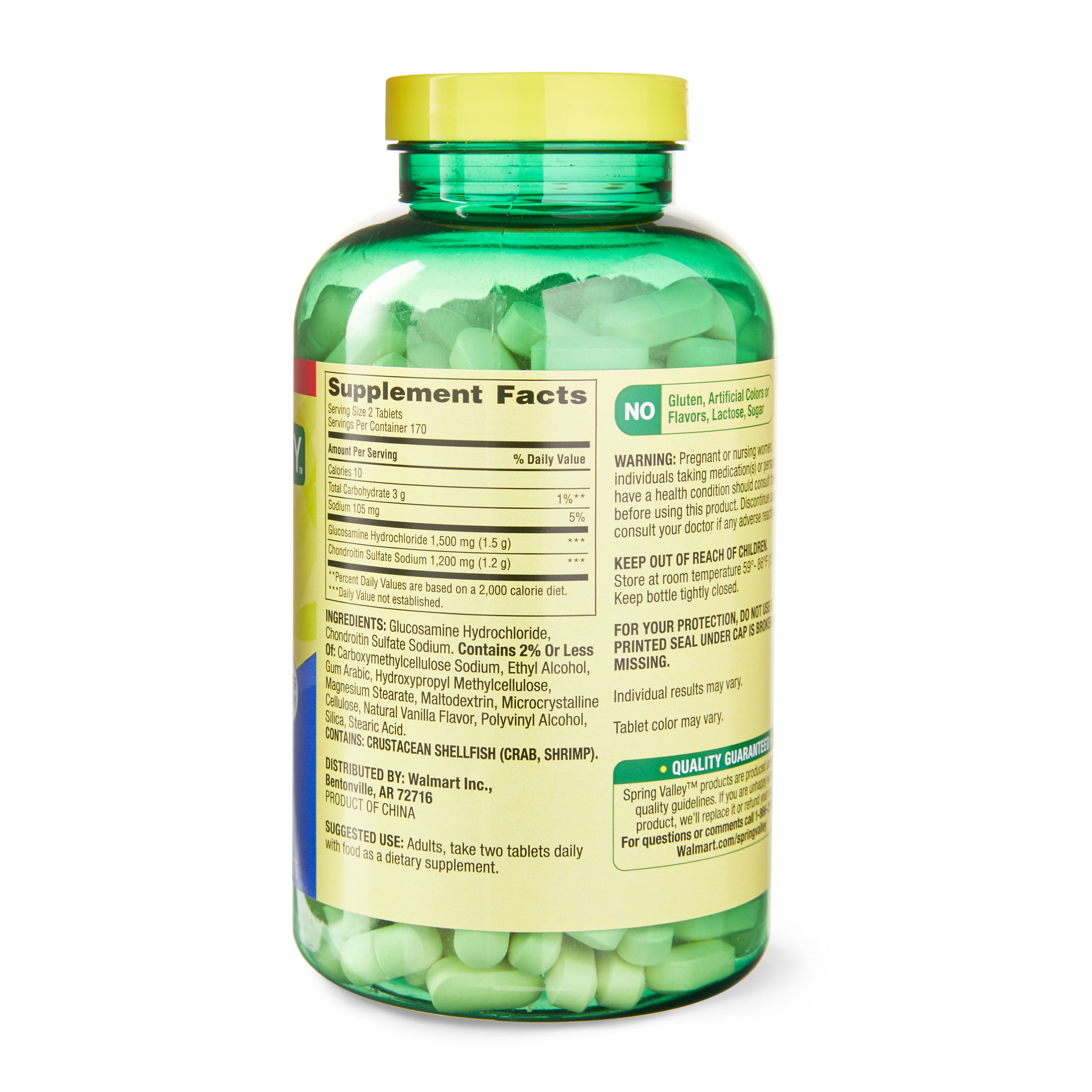Spring Valley Triple Strength Glucosamine Chondroitin Tablets