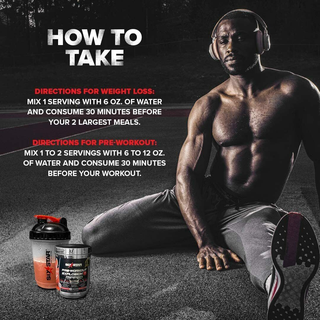 Ripped Pre Workout Thermogenic for Energy & Weight Loss