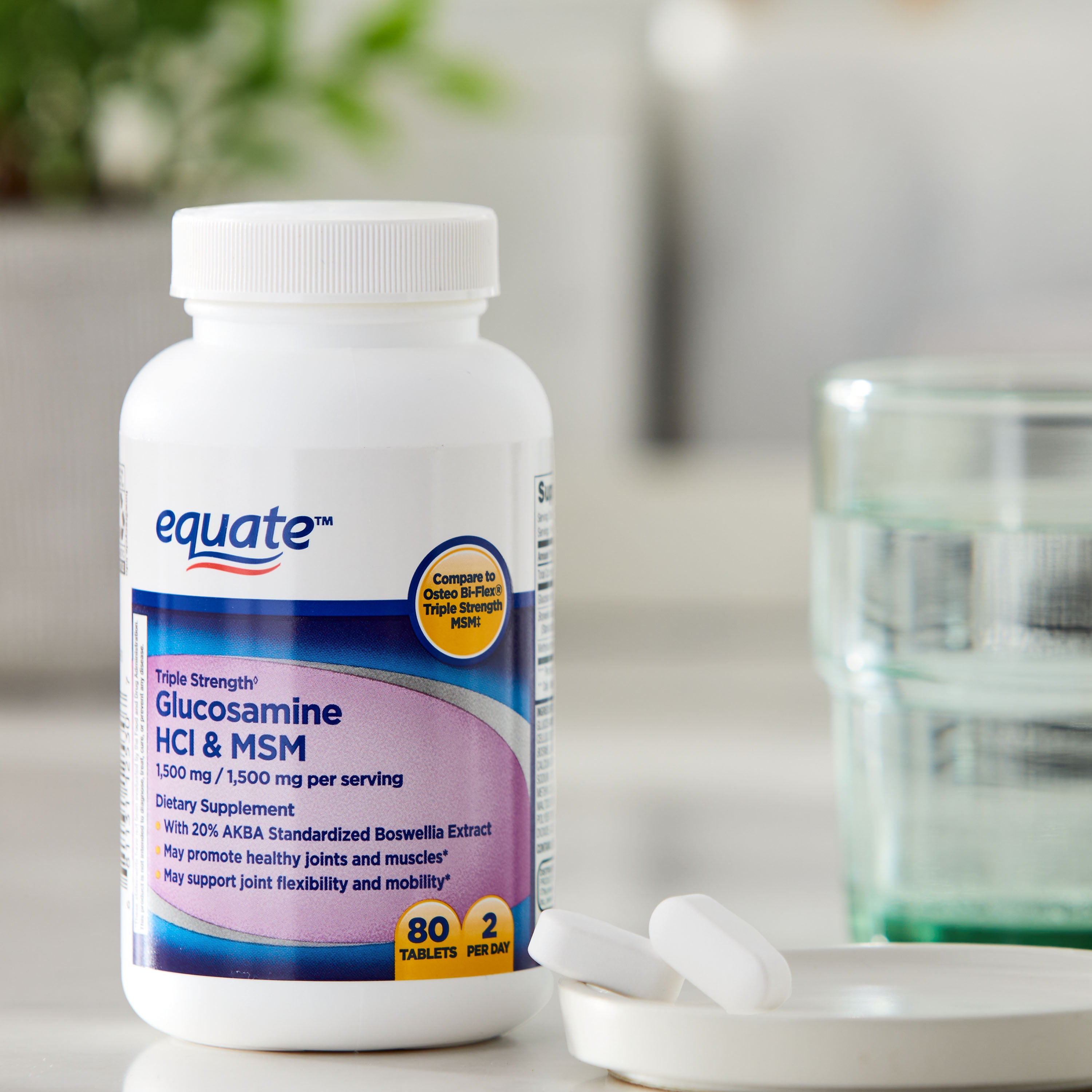 Equate Glucosamine & MSM Joint Health 80 Count