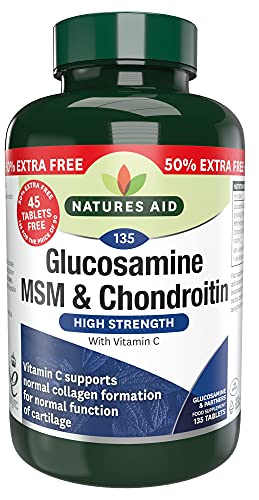 Nature's Aid Glucosamine MSM & Chondroitin Tablets