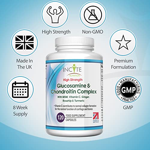 High Strength Joint Care: Glucosamine & Chondroitin 120 Capsules