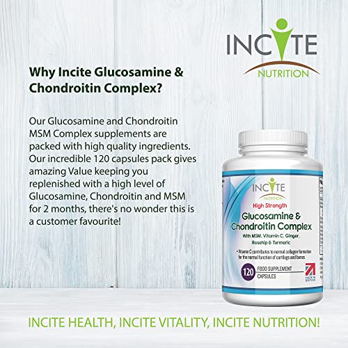 High Strength Joint Care: Glucosamine & Chondroitin 120 Capsules