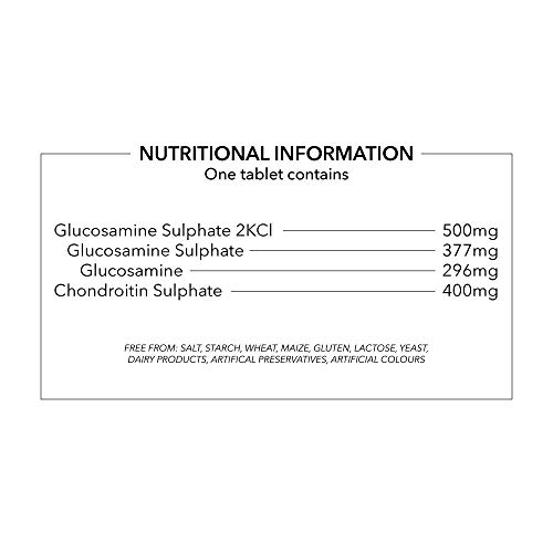Glucosamine & Chondroitin 500mg/400mg Complex Tablets