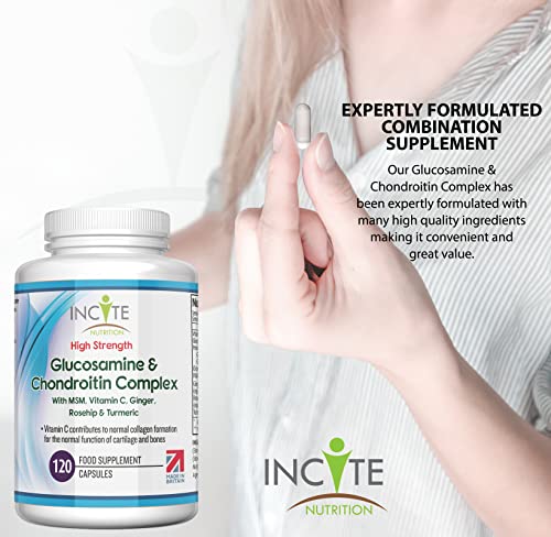 High Strength Joint Care: Glucosamine & Chondroitin 120 Capsules